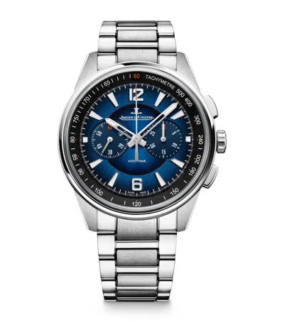 Jaeger-lecoultre Stainless Steel Polaris Chronograph Watch In Metallic