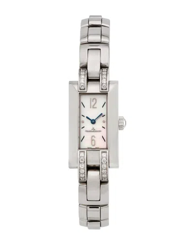 Jaeger-lecoultre Women's Ideale Diamond Watch, Circa 2000's (authentic Pre-loved) In Metallic