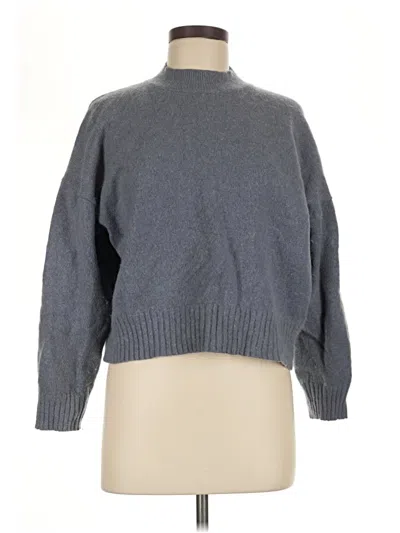 Pre-owned Jaeger Turtleneck Sweater In Gray