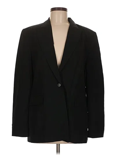 Pre-owned Jaeger Wool Blazer Jacket In Black