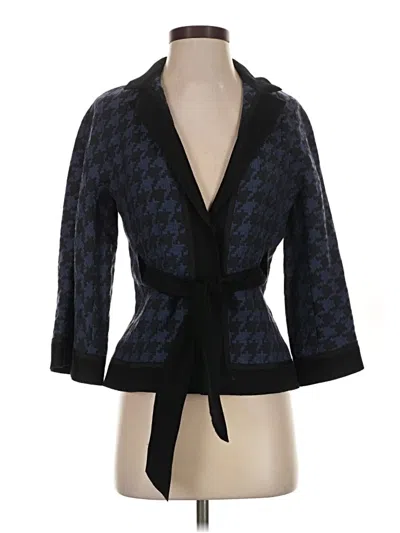 Pre-owned Jaeger Wool Blazer Jacket In Blue