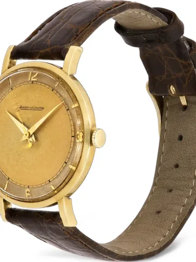 Pre-owned Jaeger-lecoultre 1950s Round-face 35mm Watch In Gold