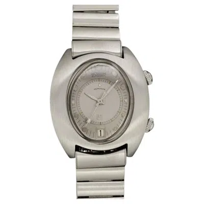 Pre-owned Jaeger-lecoultre 1970's  Vintage Mens "egg" Memovox Alarm Reveil - Stainless Stee In Multi