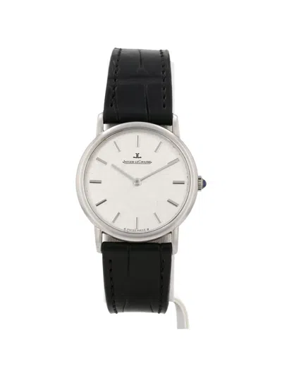 Pre-owned Jaeger-lecoultre 1970s Baton Hands 32mm Watch In Silver
