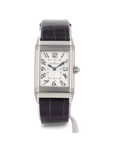 Pre-owned Jaeger-lecoultre 2017 Reverso Duetto 39mm Watch In White