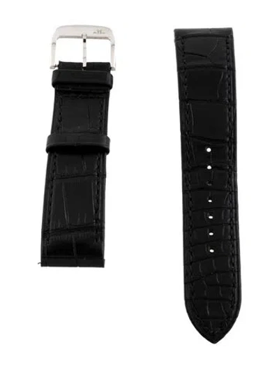 Pre-owned Jaeger-lecoultre 20mm Watch Strap In Black
