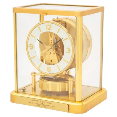 Pre-owned Jaeger-lecoultre Atmos "caliber 540" Mantel Clock In Orange