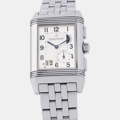 Pre-owned Jaeger-lecoultre Grande Reverso Q3028120 Silver/black Stainless Steel Manual Winding Men's Wristwatch 46.5mmx29mm