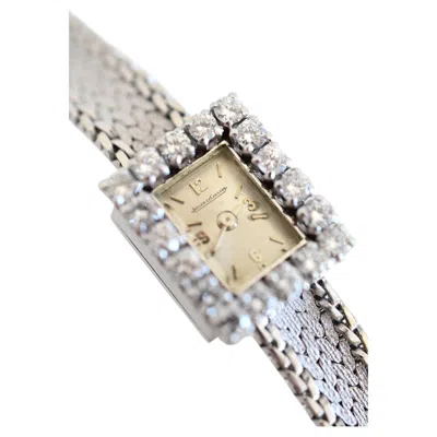 Pre-owned Jaeger-lecoultre High Jewellery Cal. 426 18k White Gold 18 Diamonds Integrated Bracelet C.1960s