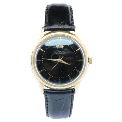 Pre-owned Jaeger-lecoultre Jaeger Le Coultre Power Reserve Watch. 10k Gold Filled Mens Jlc Vintage Watch. In Multi