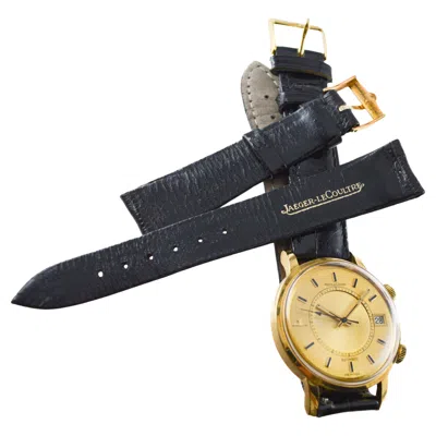 Pre-owned Jaeger-lecoultre Jaeger Lecoultre 18 Karat, New Condition Full Size Memovox Circa 1960s-1970s In Multi