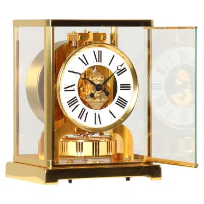 Pre-owned Jaeger-lecoultre Jaeger Lecoultre, Atmos Clock Manufactured In 1979, Roman Numerals In Sand