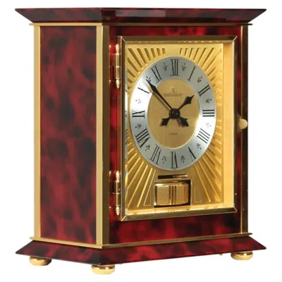 Pre-owned Jaeger-lecoultre Jaeger Lecoultre - Atmos Clock Royale In Red Flamed Case, Switzerland 1977