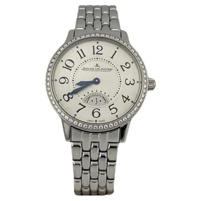 Pre-owned Jaeger-lecoultre Jaeger Lecoultre Rendez Vous Q3478121 34mm Diamond Bezel White Dial Steel