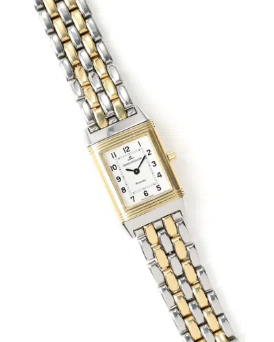 Pre-owned Jaeger-lecoultre Jaeger Lecoultre Reverso 20mm 2001 Quartz Watch In Metallic