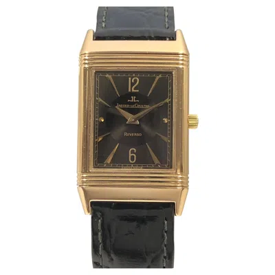 Pre-owned Jaeger-lecoultre Jaeger Lecoultre Rose Gold Reverso Wrist Watch In Red