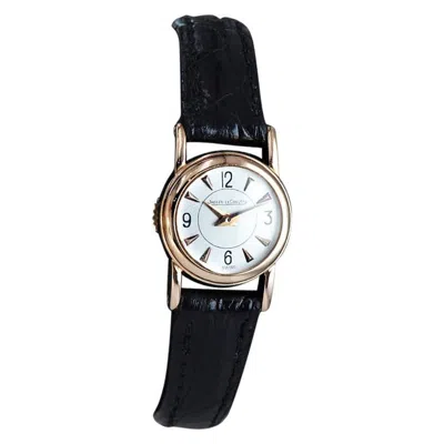 Pre-owned Jaeger-lecoultre Lecoultre Ladies 18 Karat Rose Gold Back Wind Watch, Circa 1950s In Red