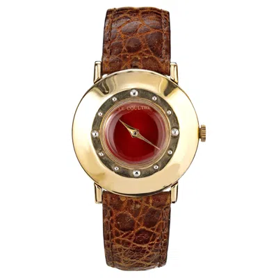 Pre-owned Jaeger-lecoultre Lecoultre Lady's Yellow Gold Mid Century Wristwatch