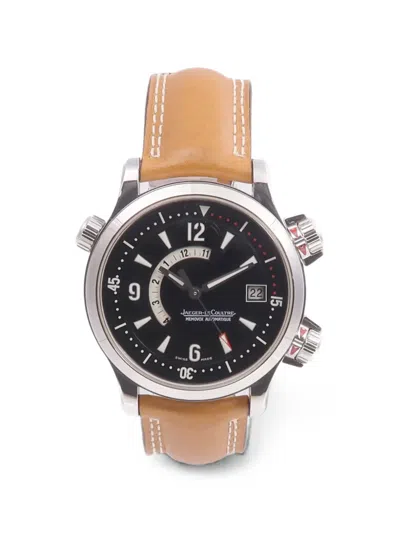 Pre-owned Jaeger-lecoultre Master Compressor Memovox 41.5mm Watch In Black