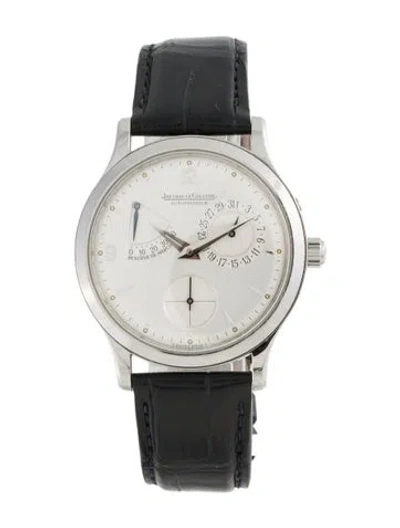 Pre-owned Jaeger-lecoultre Master Control Reserve De Marche Watch, 37mm In Multicolor
