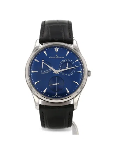 Pre-owned Jaeger-lecoultre Master Ultra Thin 39mm Watch In Blue
