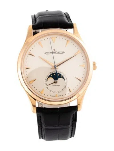 Pre-owned Jaeger-lecoultre Master Ultra Thin Moon Watch In Multicolor