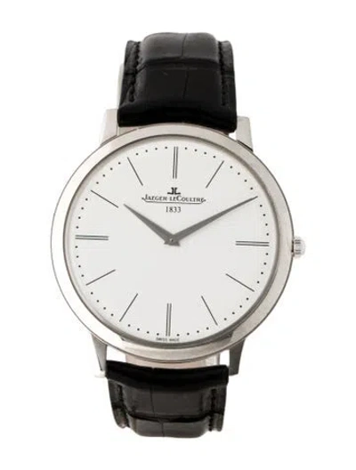 Pre-owned Jaeger-lecoultre Master Ultra-thin Jubilee Edition Watch In Multi