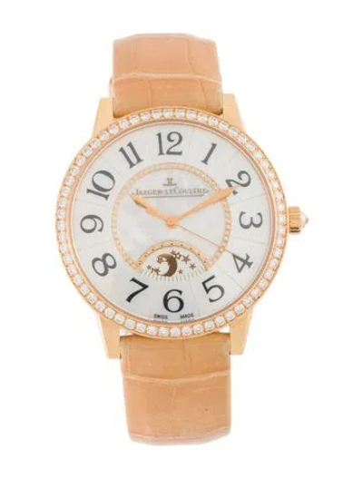 Pre-owned Jaeger-lecoultre Rendez-vous Night & Day Watch In Pink