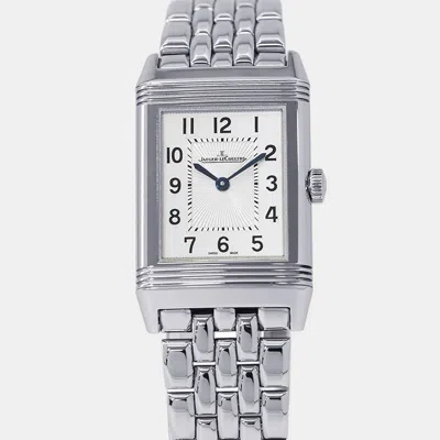 Pre-owned Jaeger-lecoultre Reverso Q2548140 Silver Stainless Steel Manual Winding Men Wristwatch 40mm