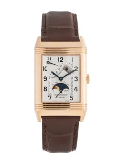 Pre-owned Jaeger-lecoultre Reverso Sun Moon Watch In Multicolor