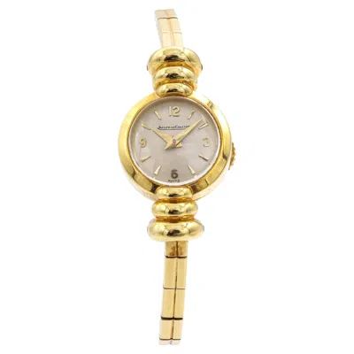 Pre-owned Jaeger-lecoultre Vintage 18k Yellow Gold  Backwind Handwind Watch