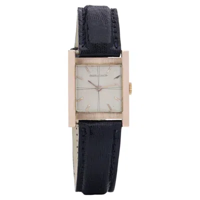 Pre-owned Jaeger-lecoultre Vintage 18kt Yellow Gold Manual Wristwatch