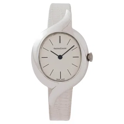 Pre-owned Jaeger-lecoultre Vintage Jaeger Lecoultre 18 Karat White Gold Ying Yang Watch