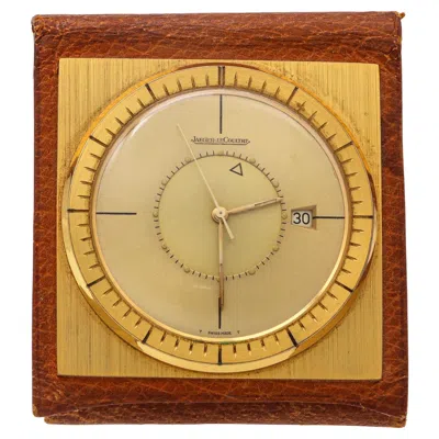 Pre-owned Jaeger-lecoultre Vintage  Memovox Travel Alarm Clock In Multi