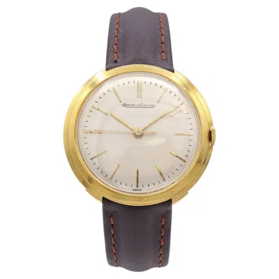 Pre-owned Jaeger-lecoultre Vintage Jager-le-coultre 18k Yellow Gold Mens Watch