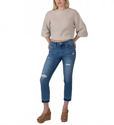 Jag Carter Girlfriend Jeans In Asbury Park In Gray