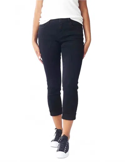 Jag Carter Girlfriend Jeans In Black/black Void