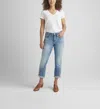Jag Carter Girlfriend Jeans In Mid Wash In Multi