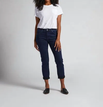 Jag Carter Girlfriend Jeans In Midnight In Multi