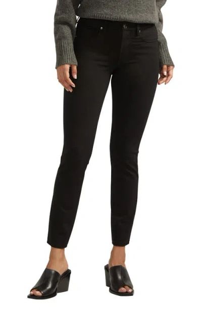 Jag Cassie Slim Straight Leg Ponte Pants In Black