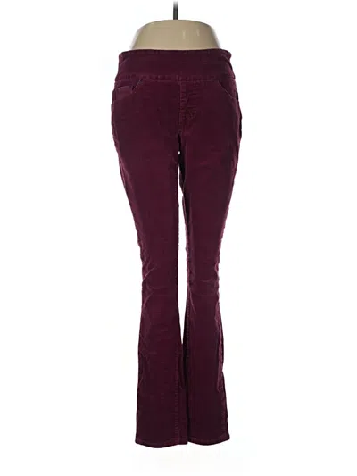 Pre-owned Jag Casual Pants In Burgundy