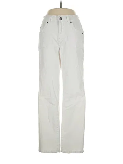 Pre-owned Jag Casual Pants In White