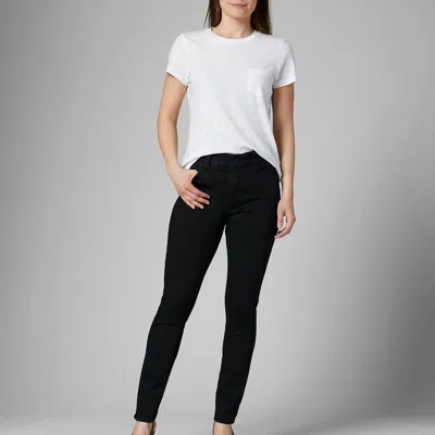 Jag Cecilia Mid Rise Skinny Jeans In Black