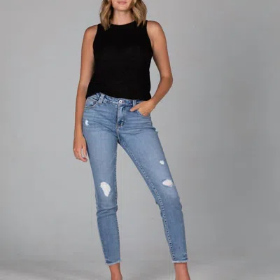 Jag Cecilia Mid Rise Skinny Jeans In Soho Blue