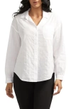 Jag Women's Relaxed Button-down Shirt In White