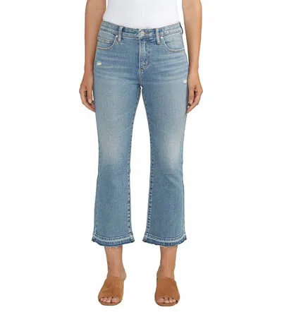 Jag Eloise Cropped Bootcut Jeans In Dust In Blue