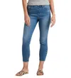 Jag Plus Size Valentina High Rise Skinny Crop Pull-on Jeans In Blue