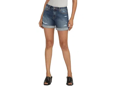 Jag Jeans Alex Boyfriend Shorts In Voyage Blue