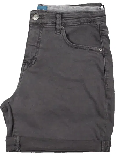 Jag Jeans Alex Womens Boyfriend Mid-rise Casual Shorts In Grey
