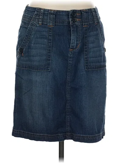 Pre-owned Jag Jeans Denim Skirt In Blue